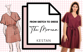 From Dress To Sketch: The Morena