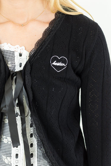 Audrey Cardigan - Black - KESTAN