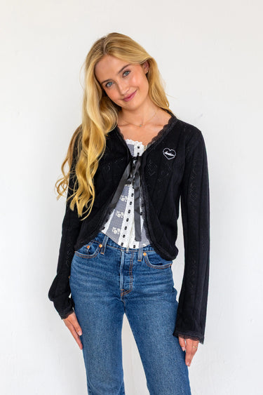 Audrey Cardigan - Black - KESTAN