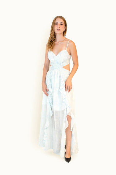 Celestine Dress - Blue - KESTAN