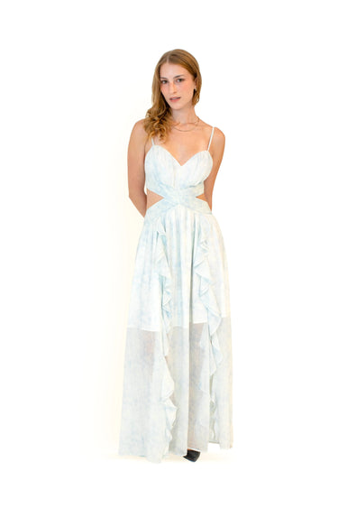 Celestine Dress - Blue - KESTAN