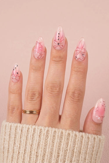 Blushing Rose Press-On Nails - KESTAN