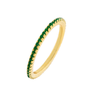 Hart Ring (Emerald) - Gold Vermeil - KESTAN