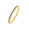 Hart Ring (Purple) - Gold Vermeil - KESTAN