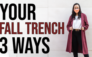 How To Style Your Fall Trench 3 Ways