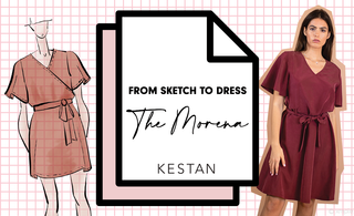 From Dress To Sketch: The Morena