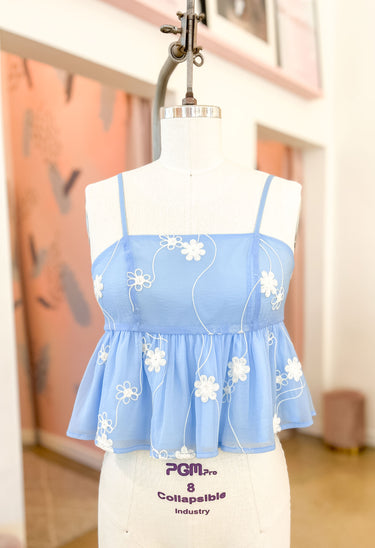 Arabella Top - Sky Blue