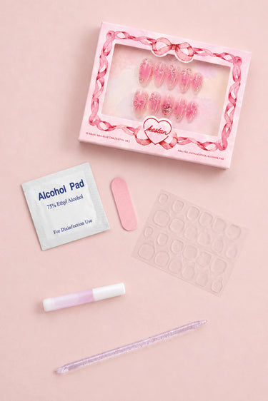 Blushing Rose Press-On Nails - KESTAN