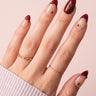 Midnight Garnet Press-On Nails - KESTAN