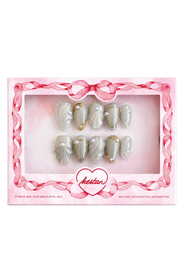 Liquid Pearl Press-On Nails - KESTAN