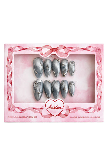 Moonlit Mist Press-On Nails - KESTAN