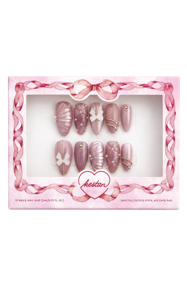 Rosewater Bloom Press-On Nails - KESTAN