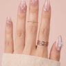 Rosewater Bloom Press-On Nails - KESTAN