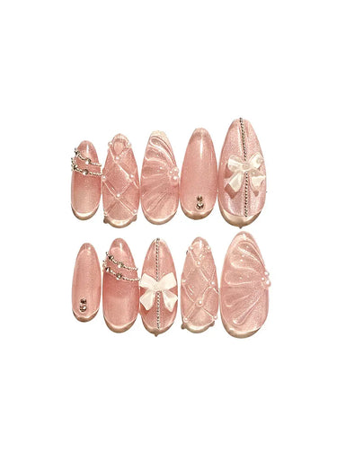 Rosewater Bloom Press-On Nails - KESTAN