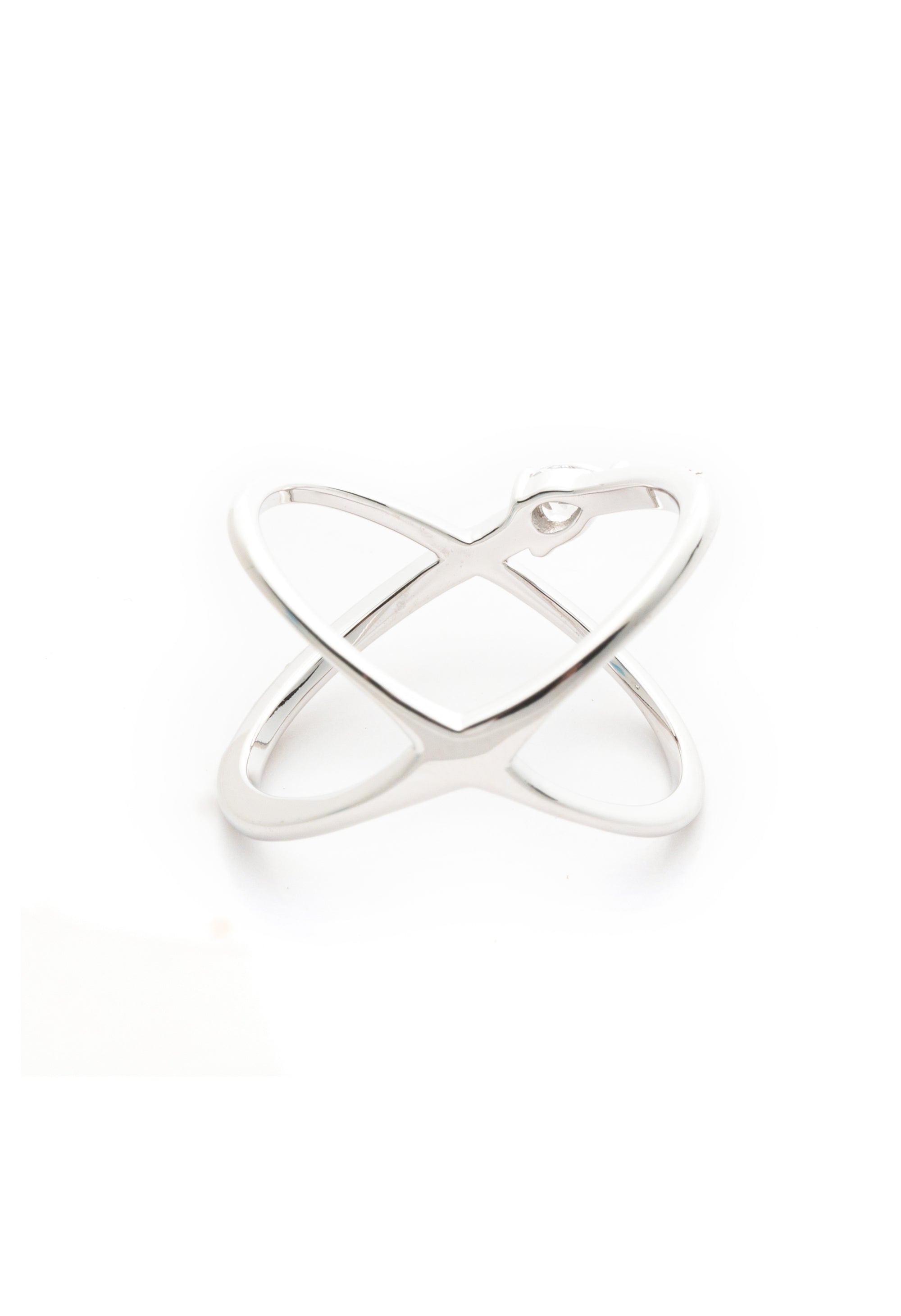 Lumi Cross Ring - Sterling Silver - KESTAN