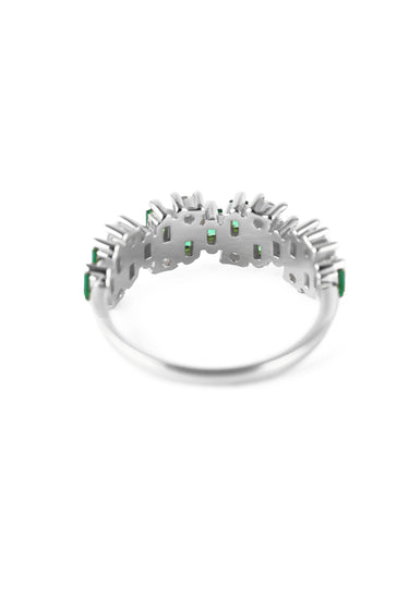 Everly Baguette Band Ring - KESTAN