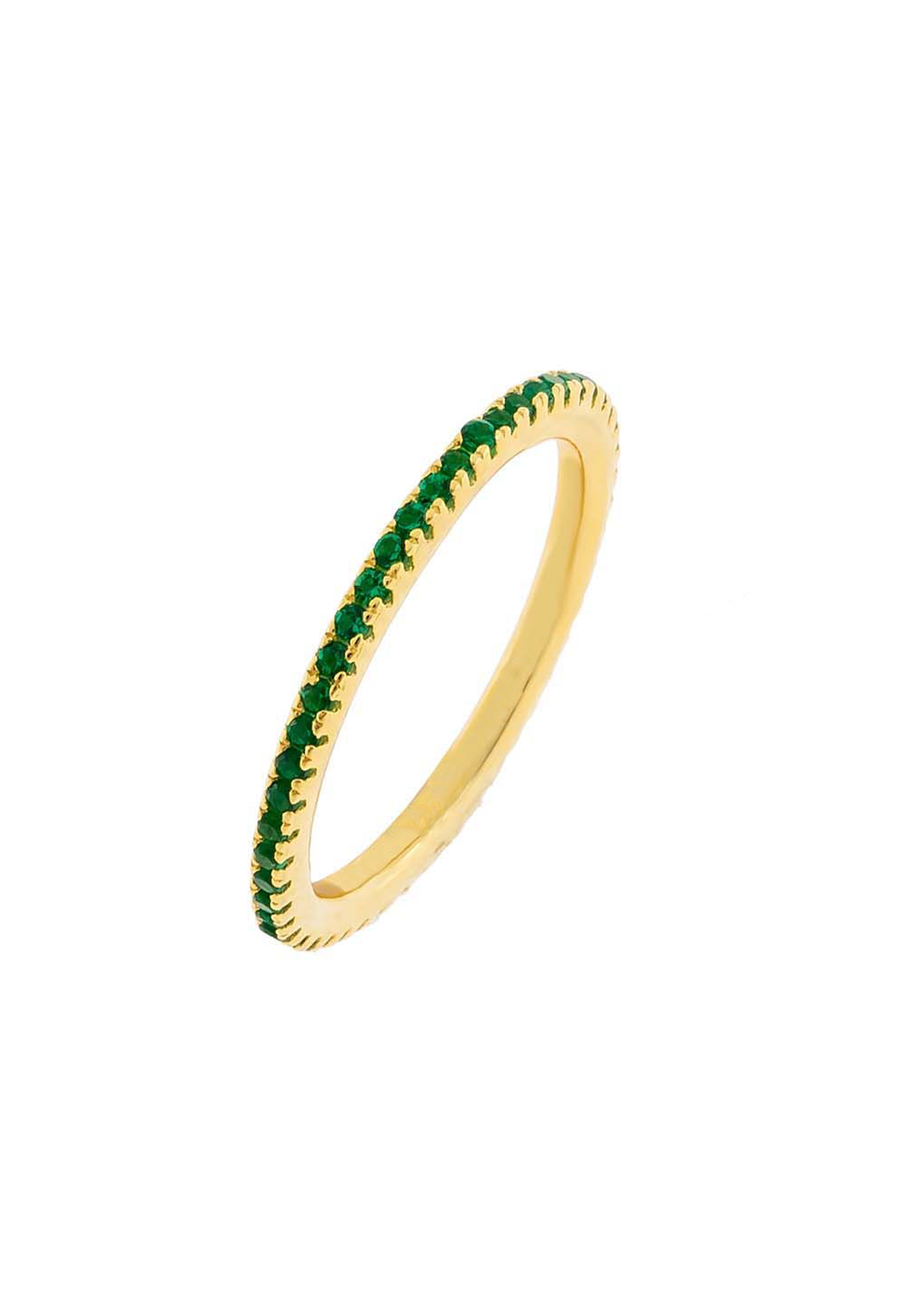 Hart Ring (Emerald) - Gold Vermeil - KESTAN